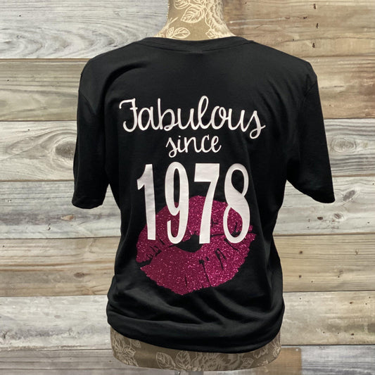 Fabulous Since Birthday Tee - Banana Bug Designs