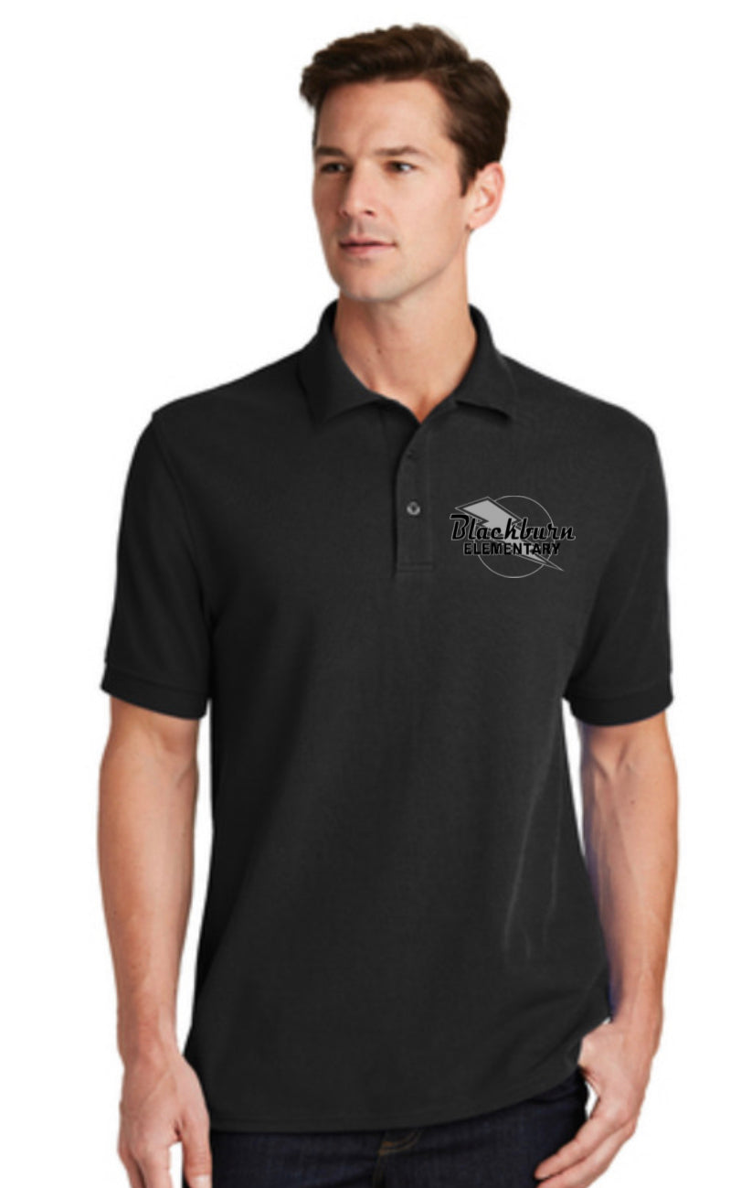 Blackburn Elementary Mens Ring Spun Polo