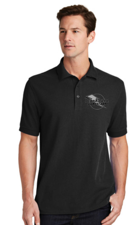 Blackburn Elementary Mens Ring Spun Polo