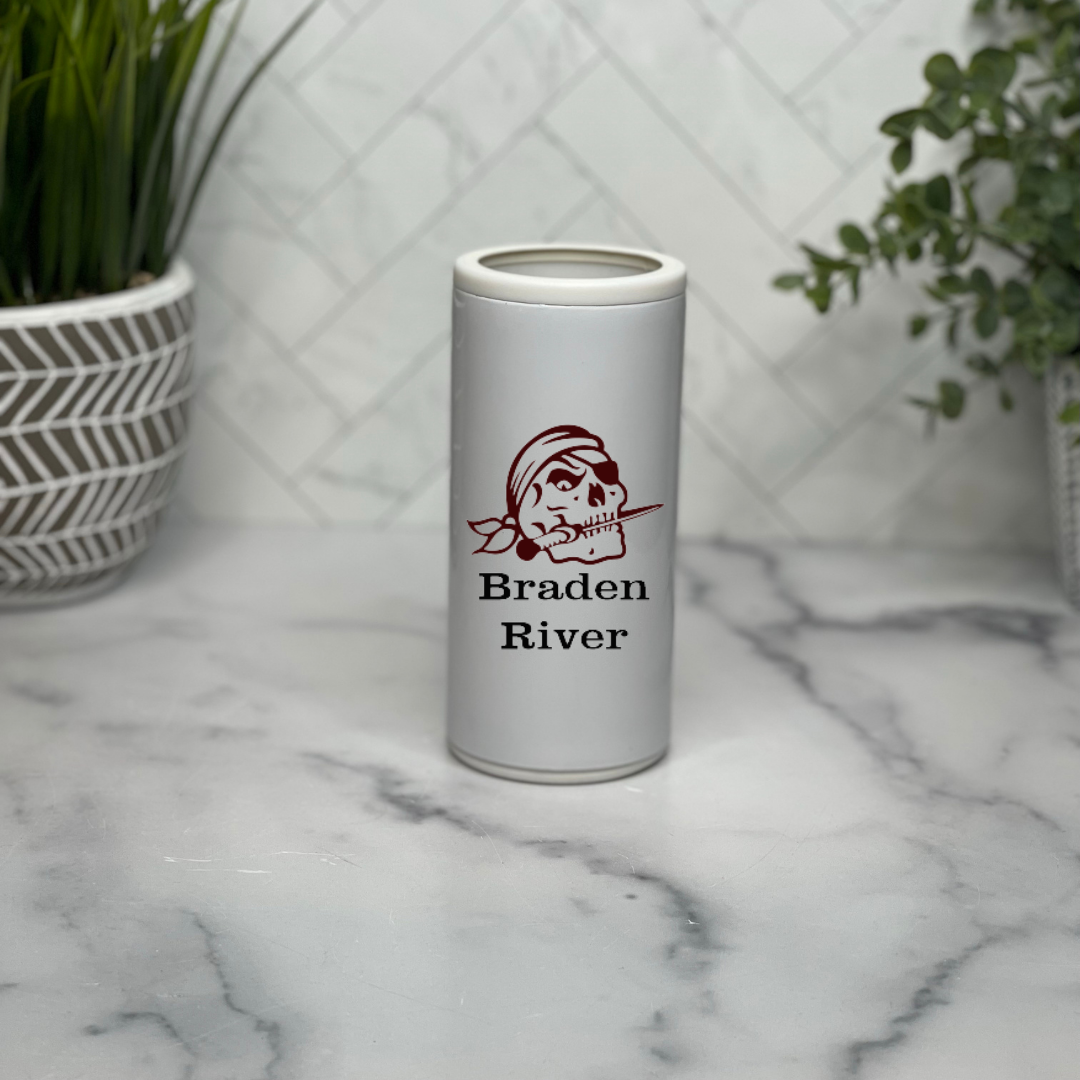 BRHS Pirates Slim Can Cooler