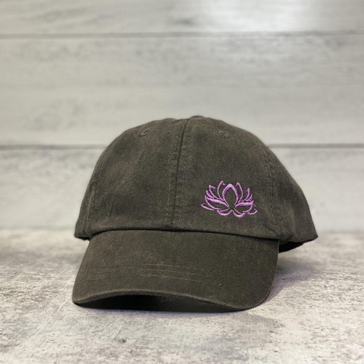 Lotus Blossom Unstructured Cap