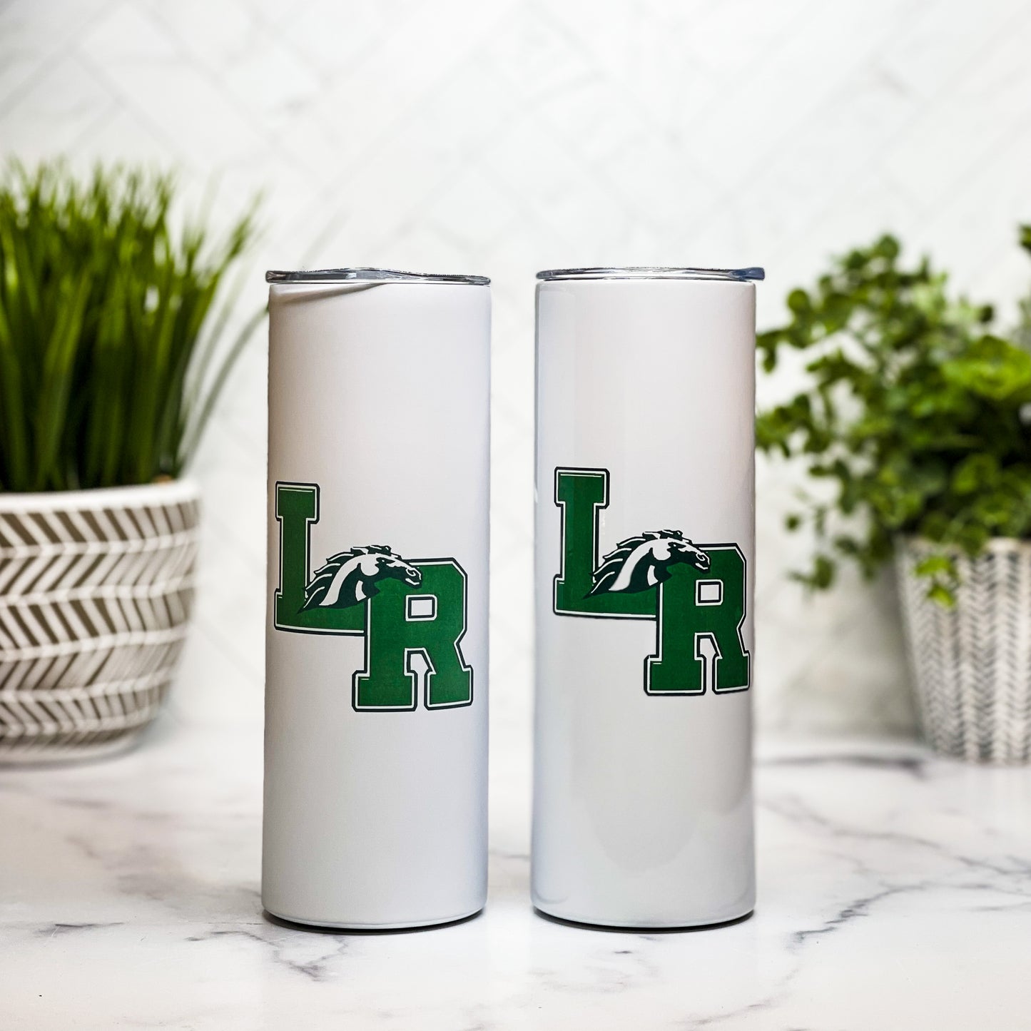 LRHS Mustangs 20 Oz Slim Tumbler