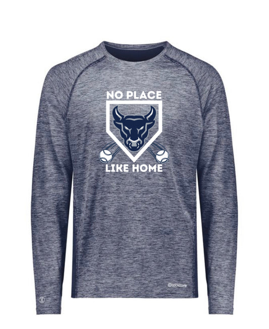 PCHS Baseball Long Sleeve Heather Unisex Tee