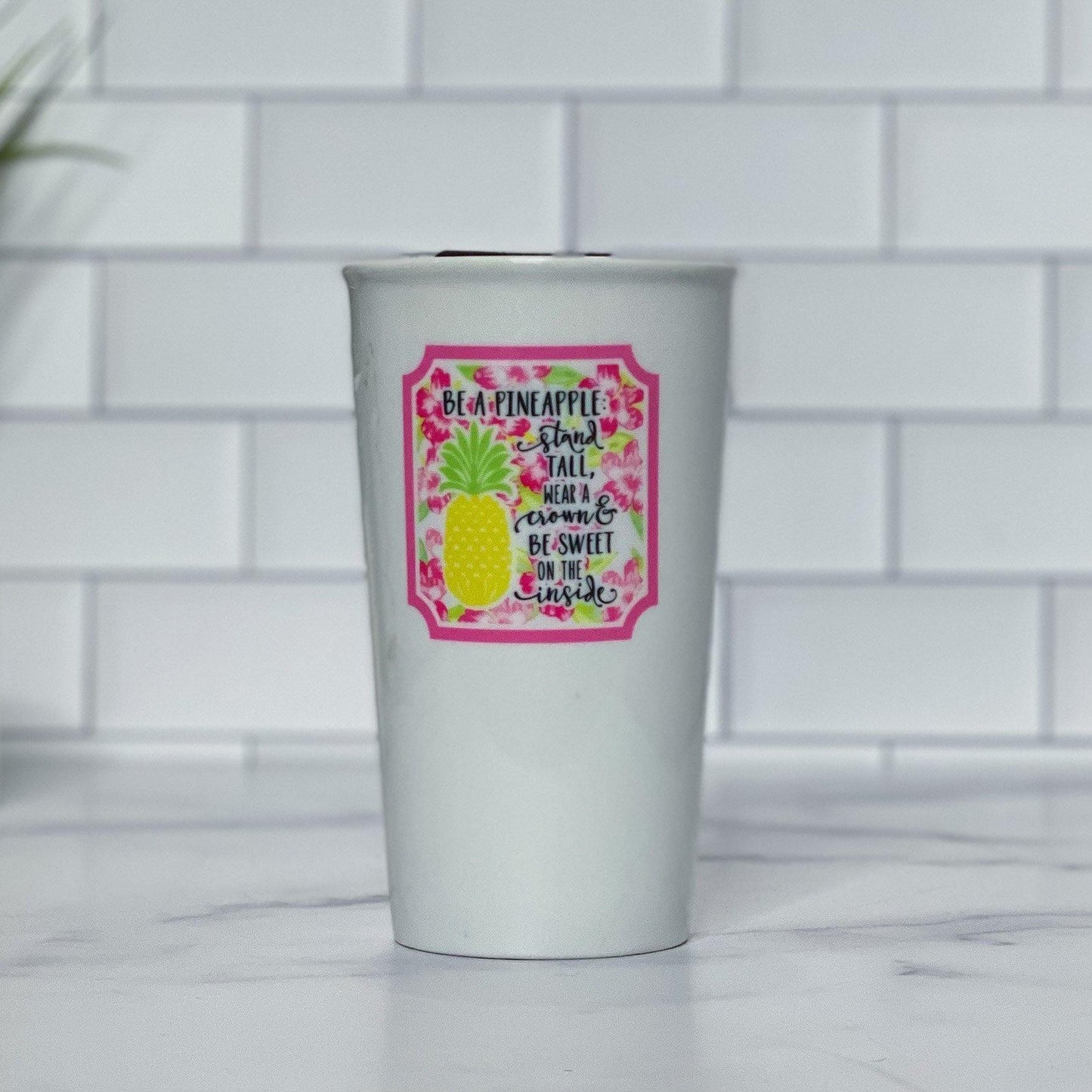 Be a Pineapple Ceramic Tumbler
