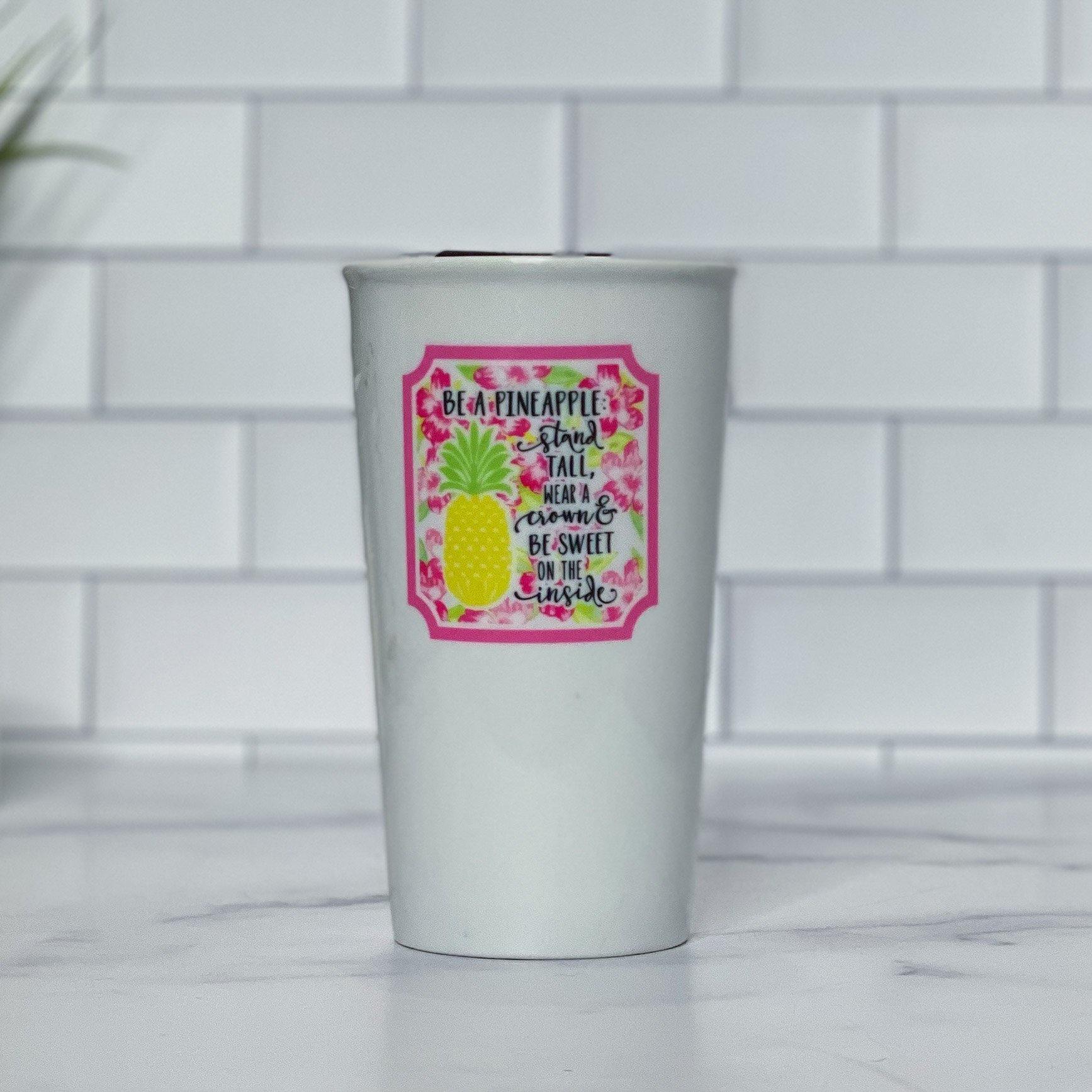 Be a Pineapple Ceramic Tumbler