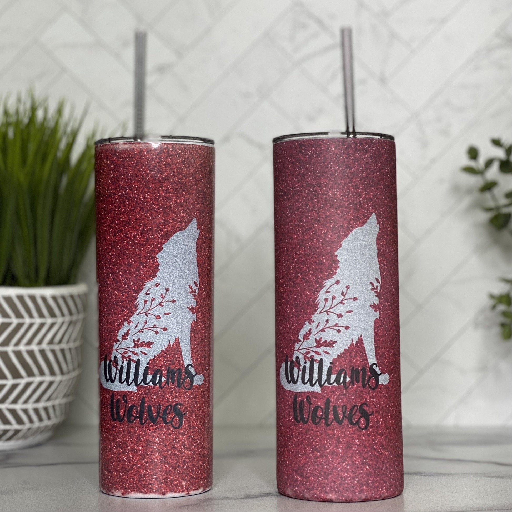 Blank Slim Sublimation Tumbler - Banana Bug Designs