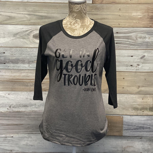 Get In Good Trouble Raglan Tee