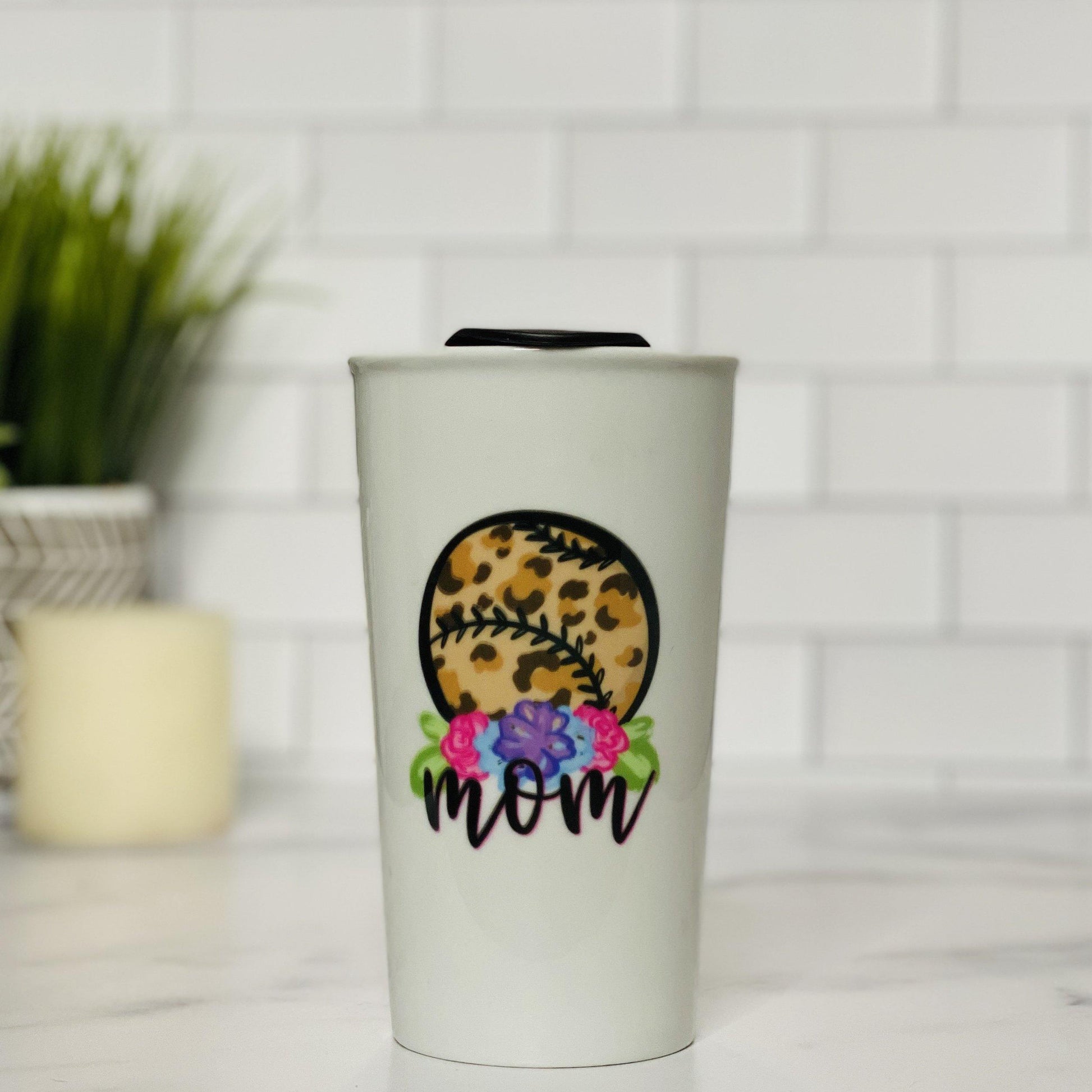 Sports Mom Ceramic Tumbler