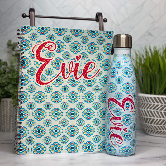 Personalized Notebook and Tumbler set