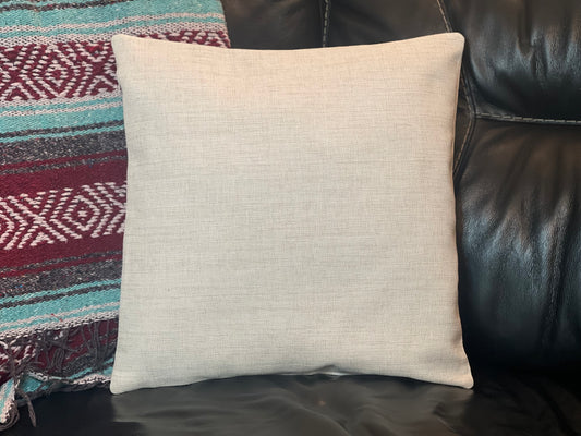 BBD Blank Sublimation Throw Pillow 18”x18”