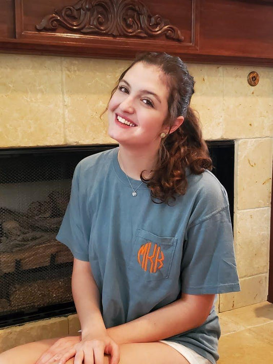 Monogrammed Comfort Colors Tee