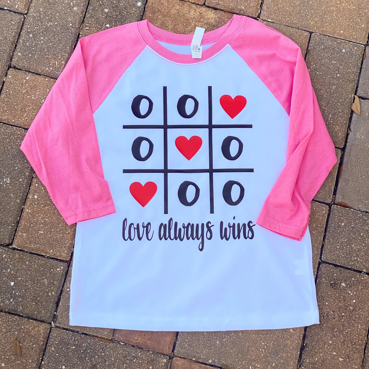 Love Always Wins Raglan - Banana Bug Designs
