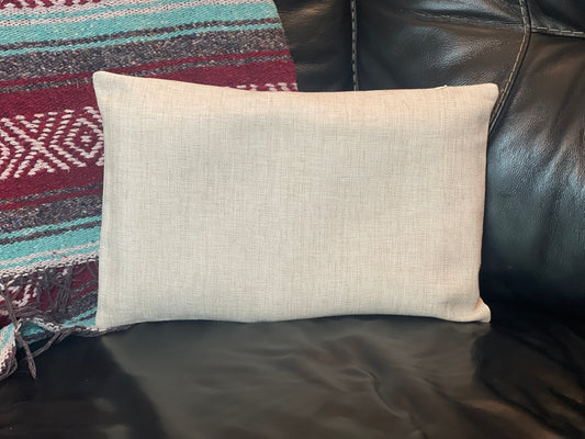 BBD Blank Sublimation Throw Pillow 12”x18”