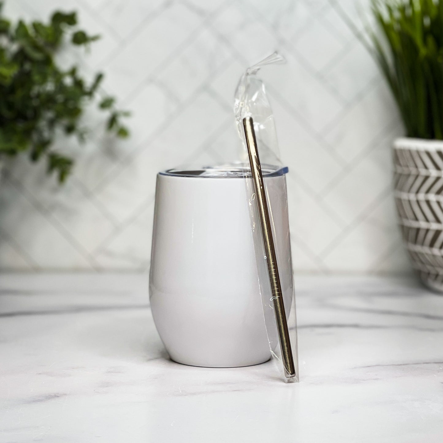 BLANK Sublimation Wine Glass