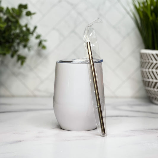 BLANK Sublimation Wine Glass