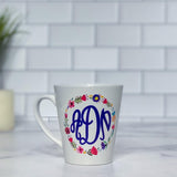 Monogrammed Latte Mug