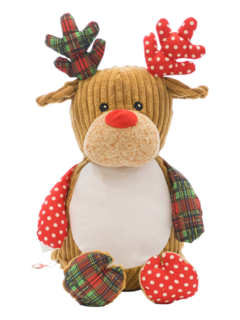 Harlequin Reindeer Cutie