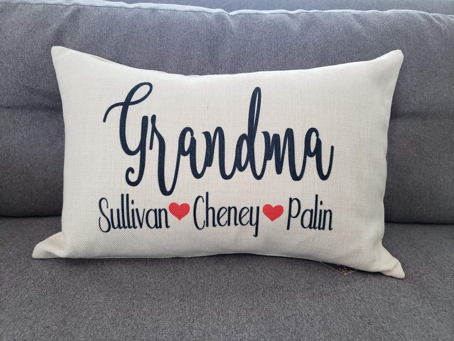 Grandma Burlap Pillow