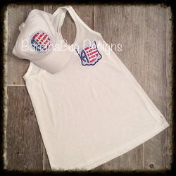 Red, White and Blue Patriotic Top