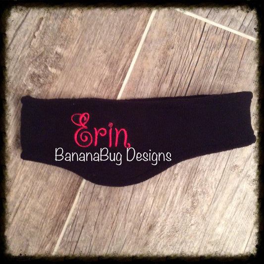 Monogrammed Fleece Headbands/Earwarmer