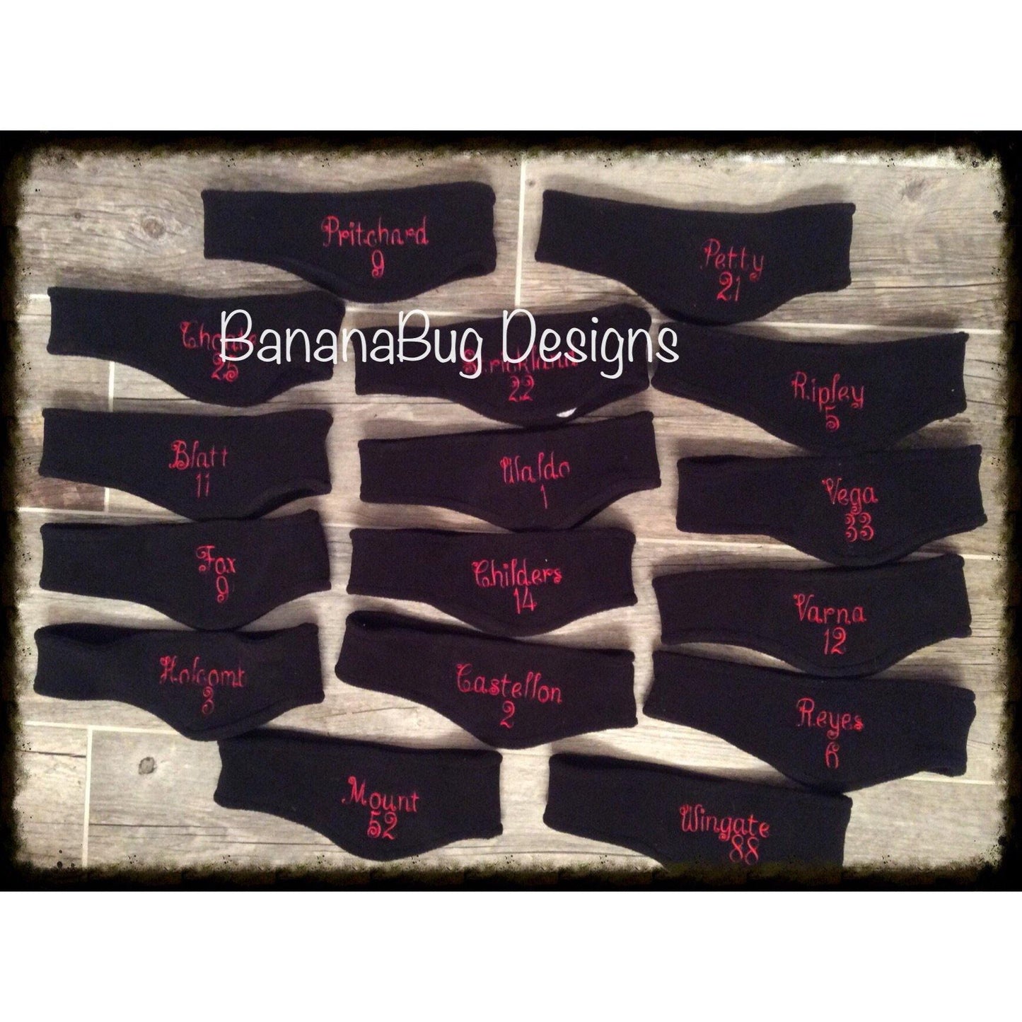 Monogrammed Fleece Headbands/Earwarmer