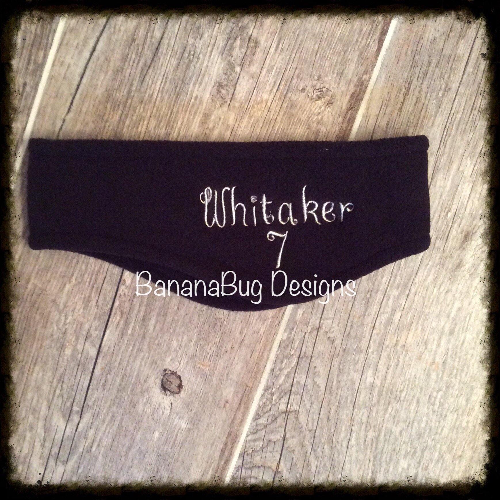 Monogrammed Fleece Headbands/Earwarmer