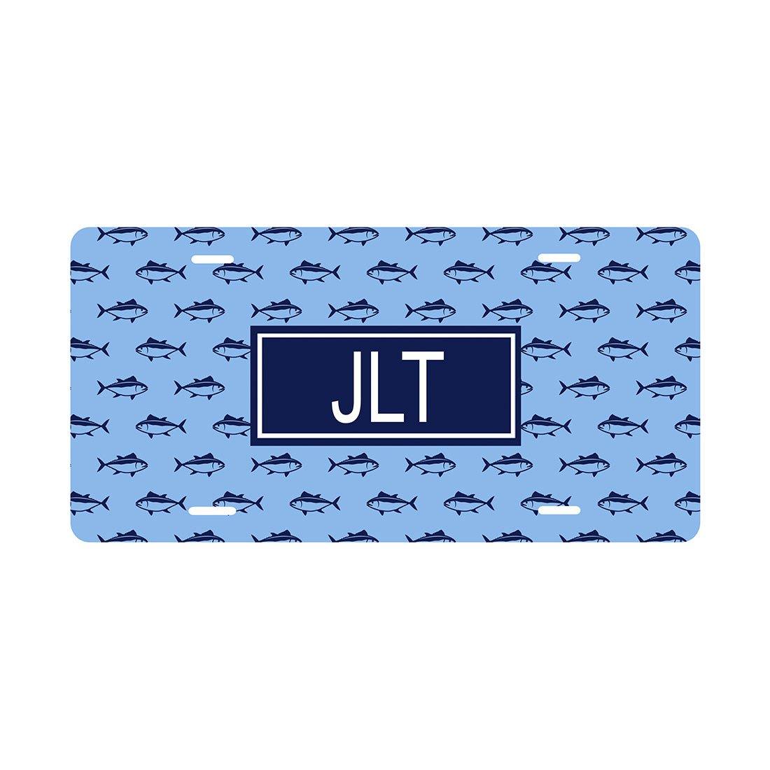 Fun Monogrammed License Plates