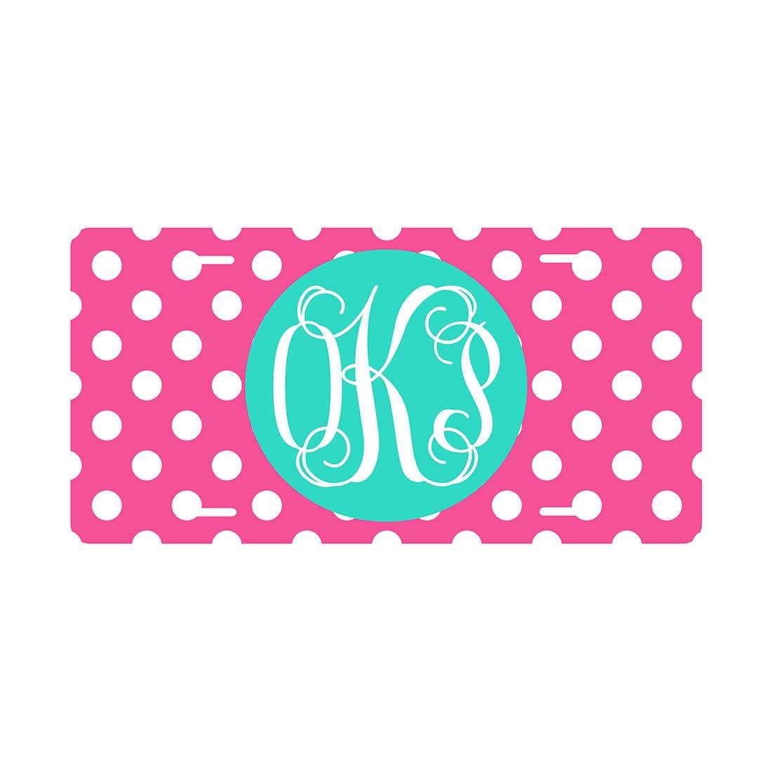 Fun Monogrammed License Plates