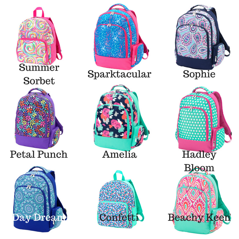 Beachy backpacks for school shop
