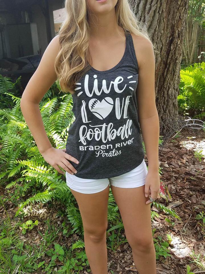 Live, Love Football Tank