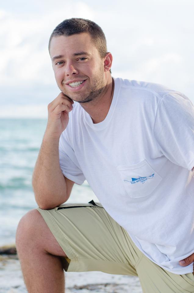Fin Addicts Apparel Short Sleeve Cotton Tee