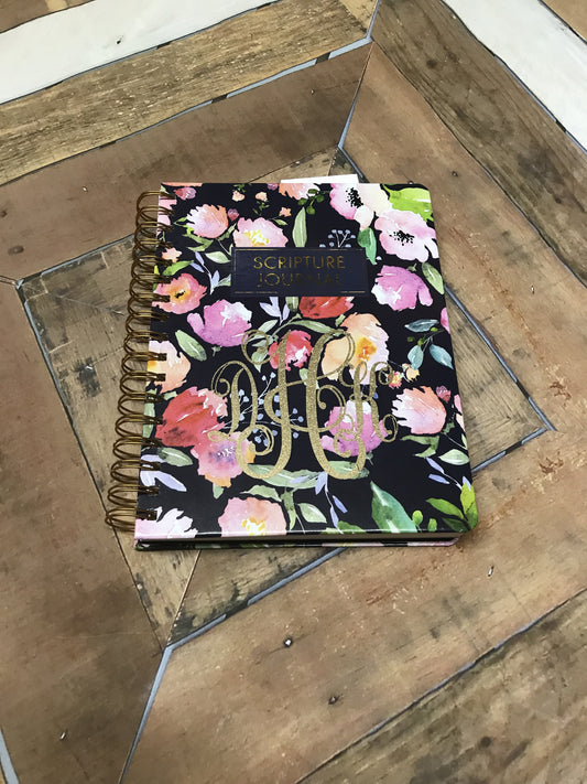 Monogrammed Scripture Journal