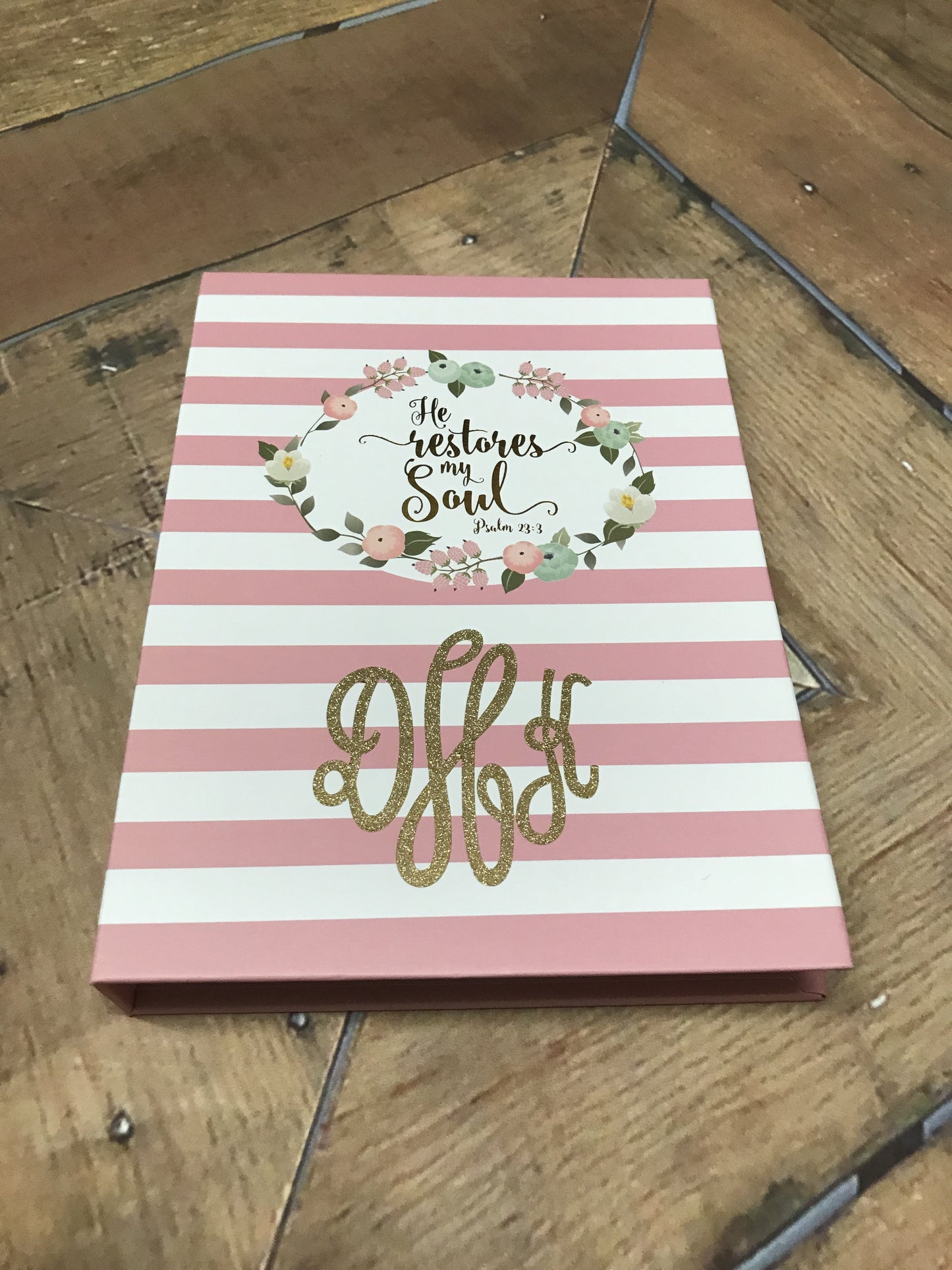 Monogrammed Sticky Notes Set