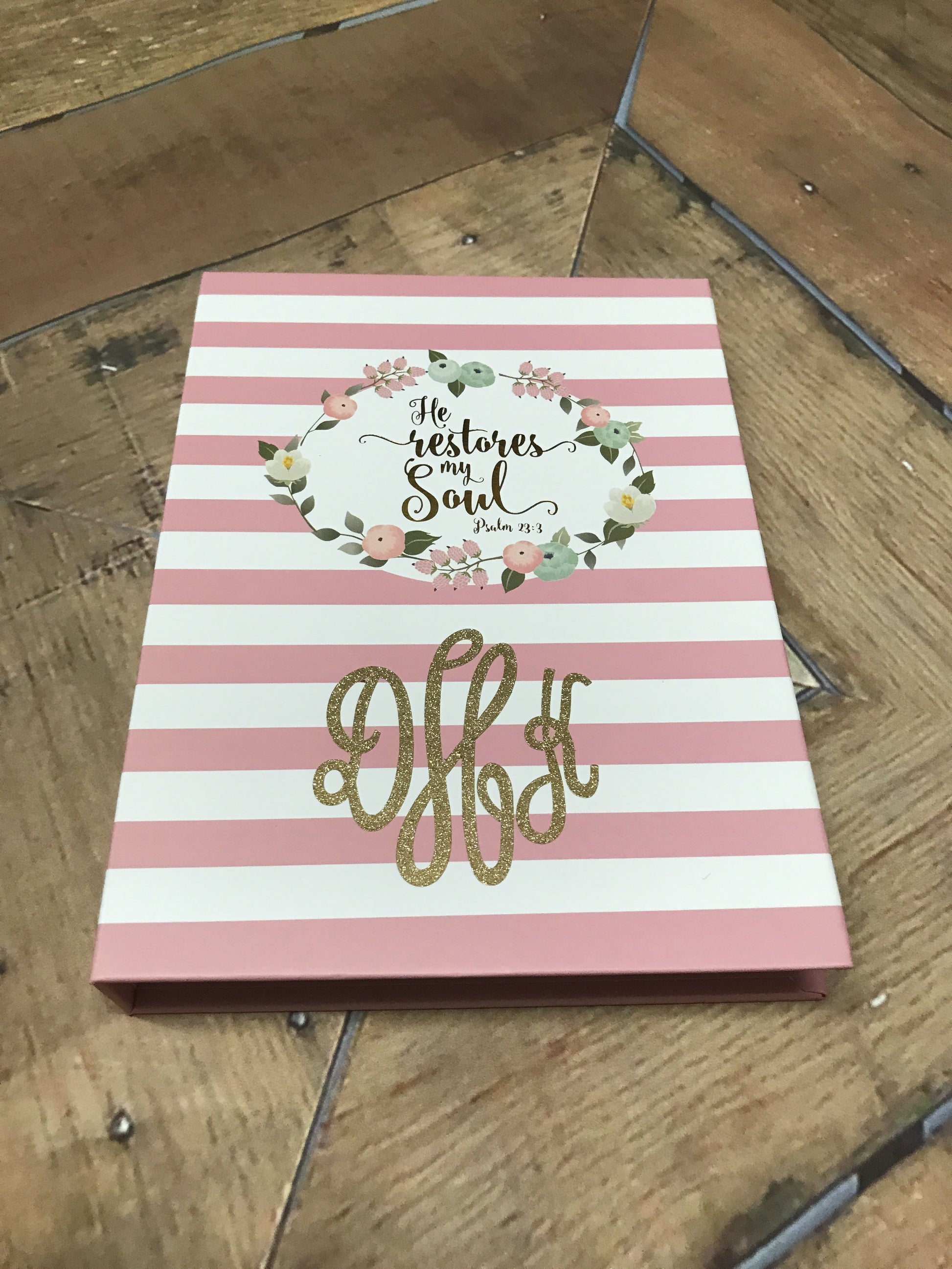 Monogrammed Sticky Notes Set