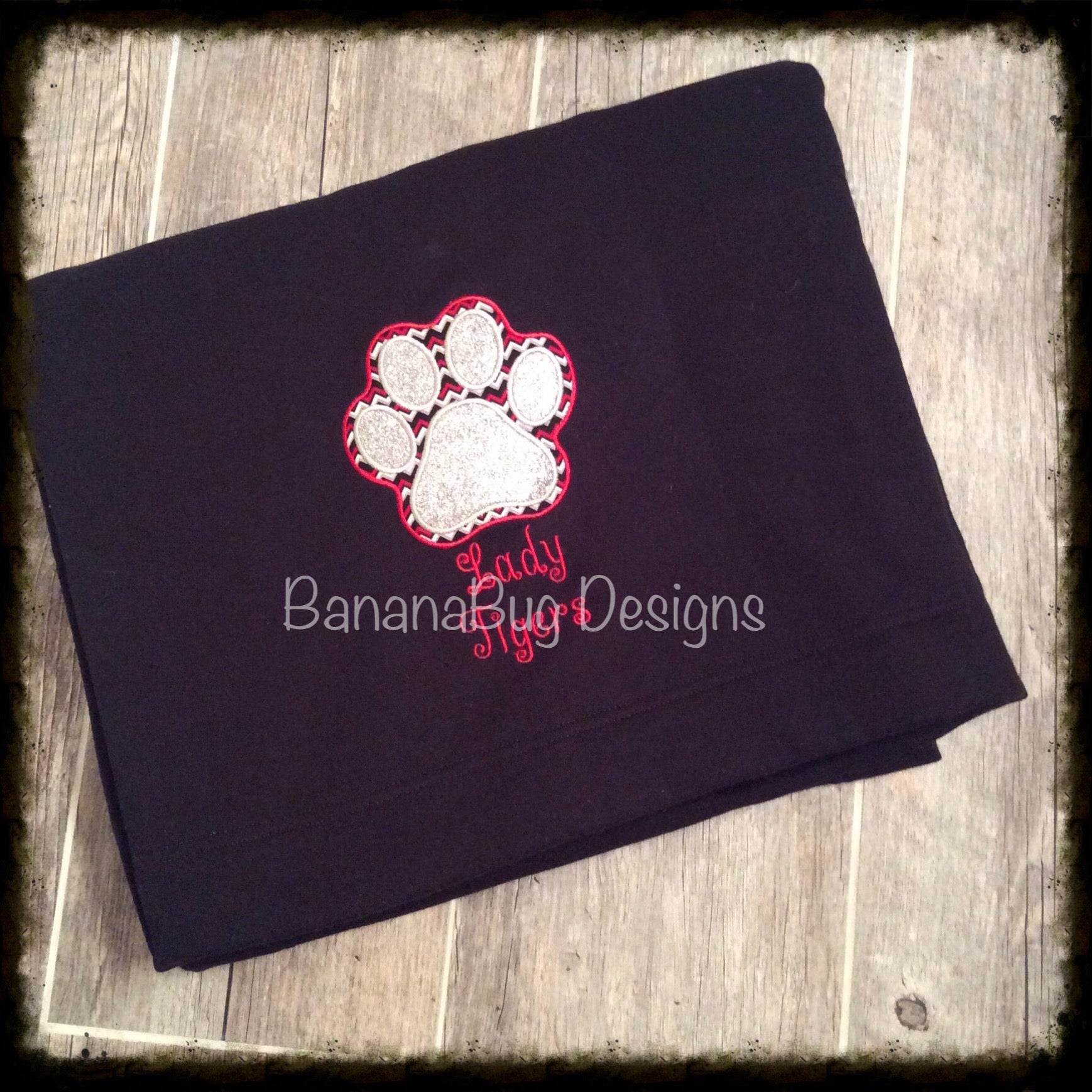 Monogrammed Stadium Blanket