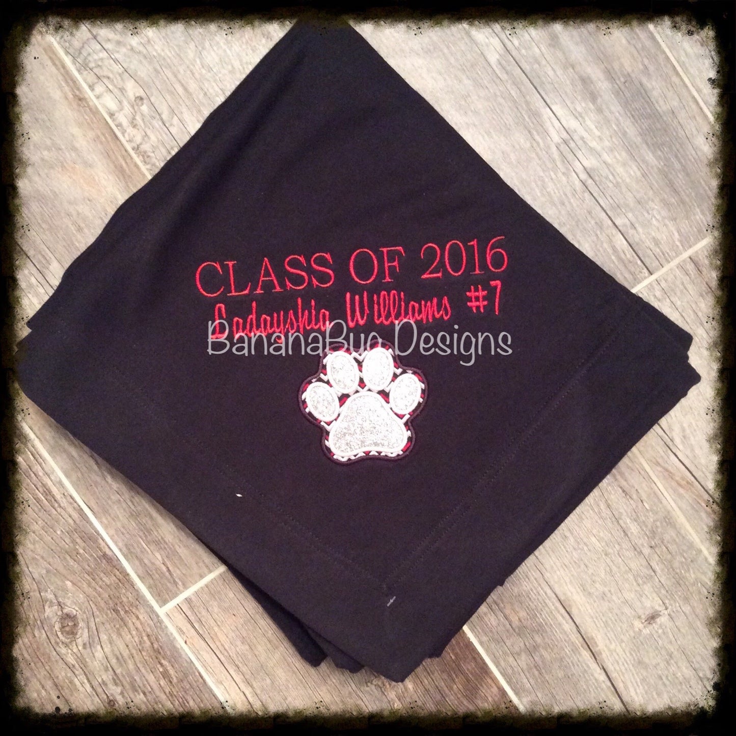 Monogrammed Stadium Blanket