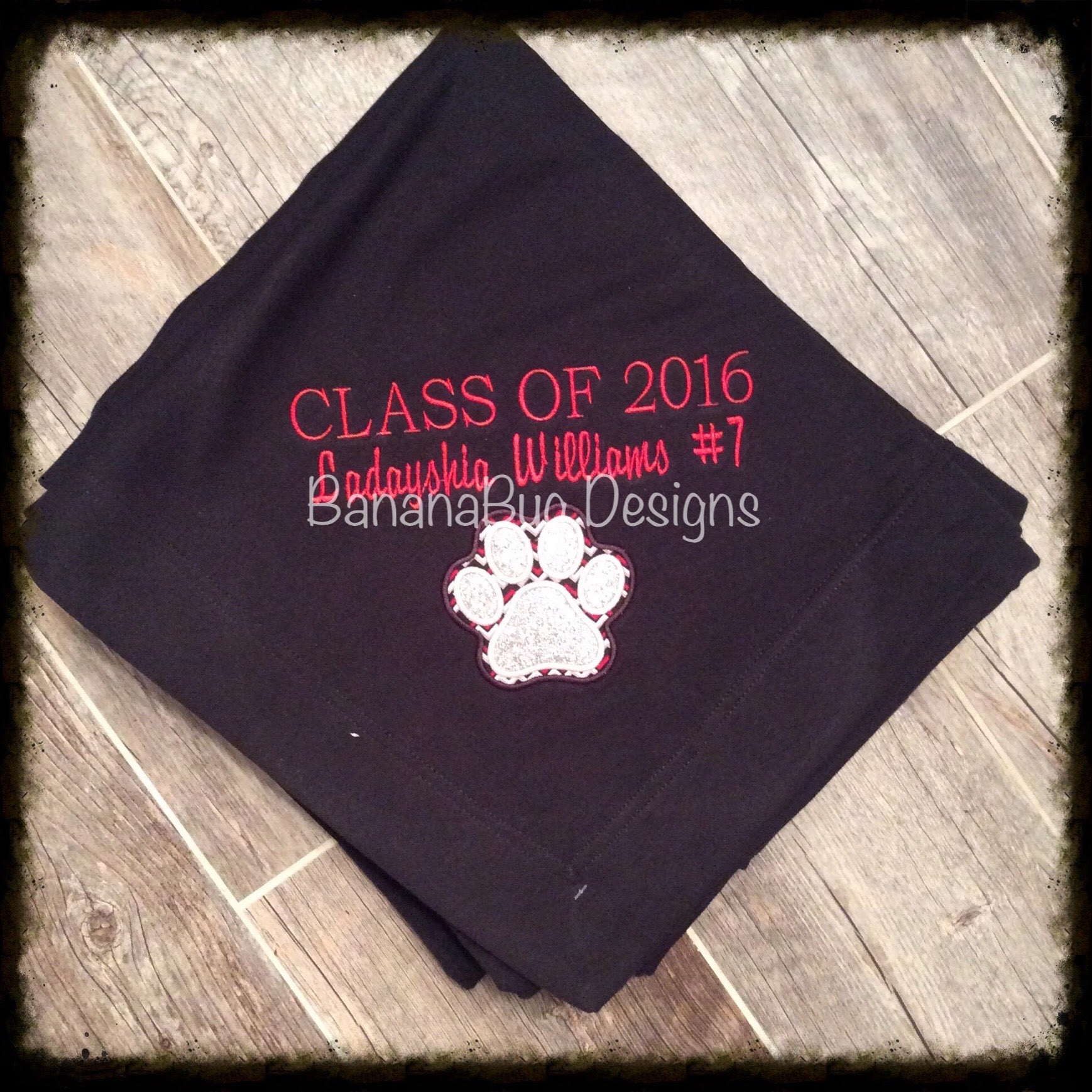 Monogrammed Stadium Blanket