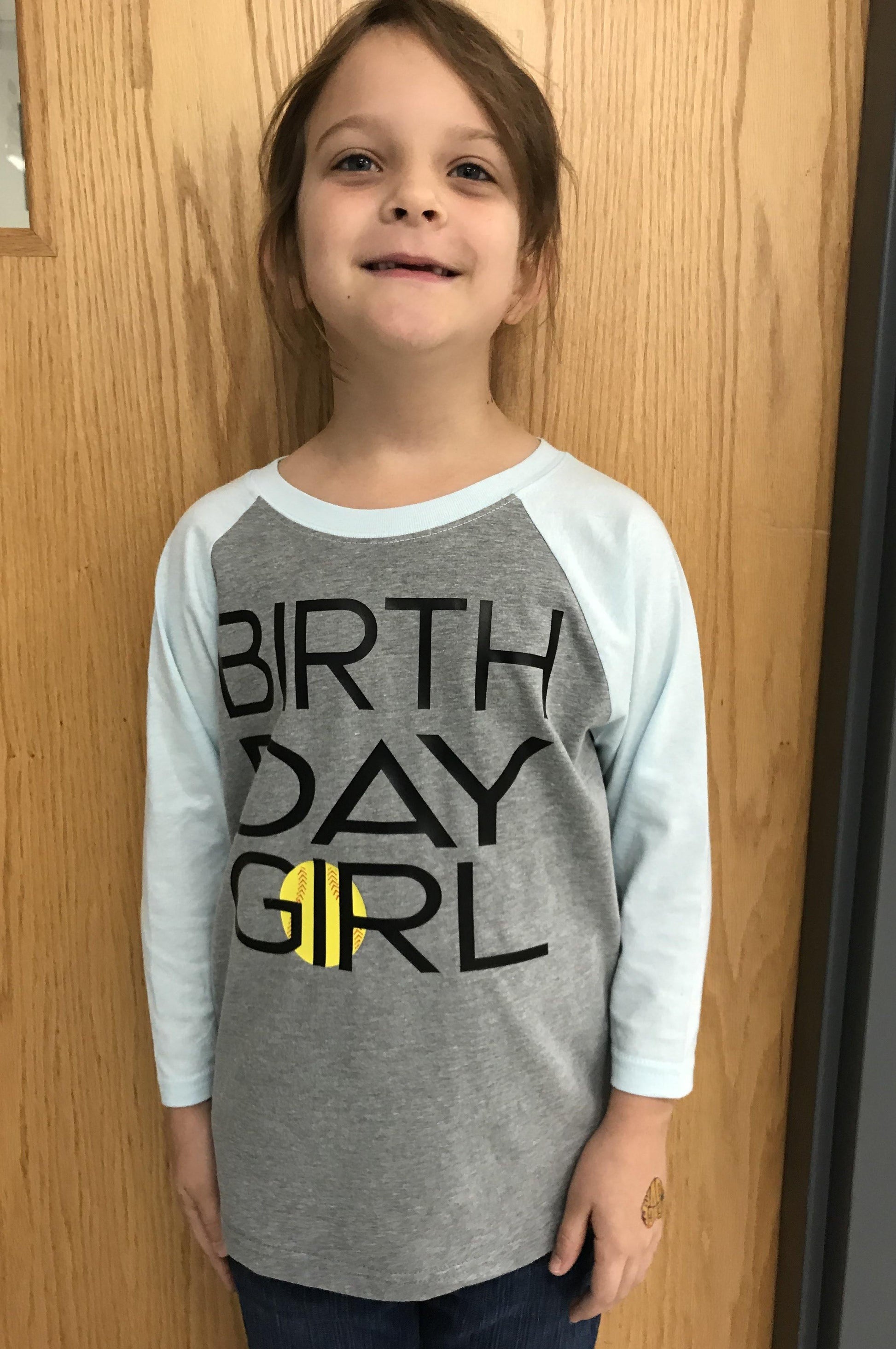 Birthday Girl Raglan
